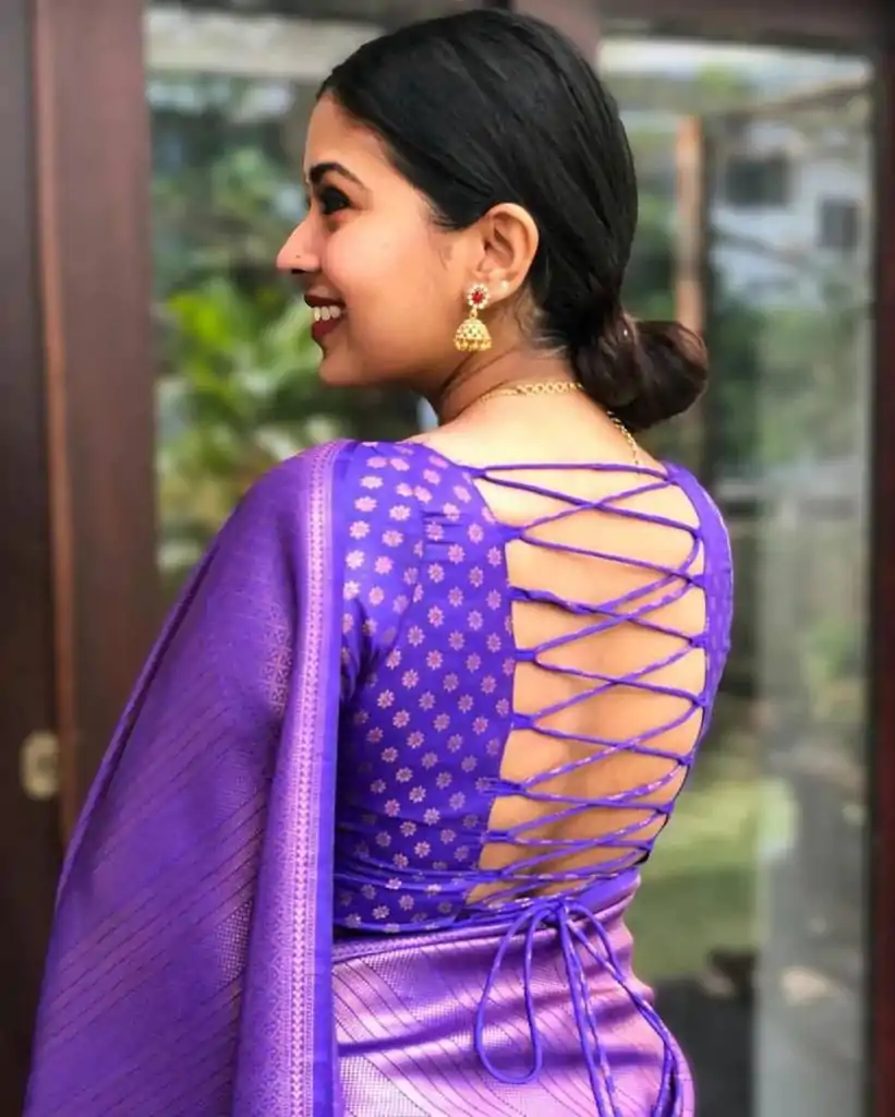 KP 4009 Violet Color Soft Lichi Silk Jacquard On All Over Saree Casual, Party Wear, Wedding, Events Etc. Expected Delivery 4-6 Working Days @1299/- | Designer Sarees, Sarees, Bollywood Sarees, Creative Sarees, Embroidered Sarees, Ethnic Saree, Modern Digital sarees, Party Wear Sarees
