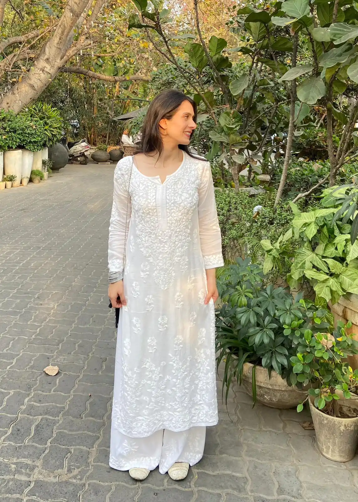 BE 190 White  Color Maslin Thread Embroidery Salwar Suit Wedding, Party, Festive events, etc.  Expected Delivery  4-6 Working Days @1899/- | Salwar suit, Casual Suits, Creative suits, Designer Suits, Palazzo Suits, Party Wear Suits, Patiala Suits, Straight Suits