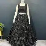 RC 241 Black Color Heavy Georgette Embroidery Sequins Lehenga Choli Casual, Party Wedding, Festive, Events Etc. Delivery  4-6 Working Days 1999/- | Lehenga, Bollywood Lehenga, Creative Lehenga, Designer Lehenga, Embroidered Lehenga, Party Wear Lehenga