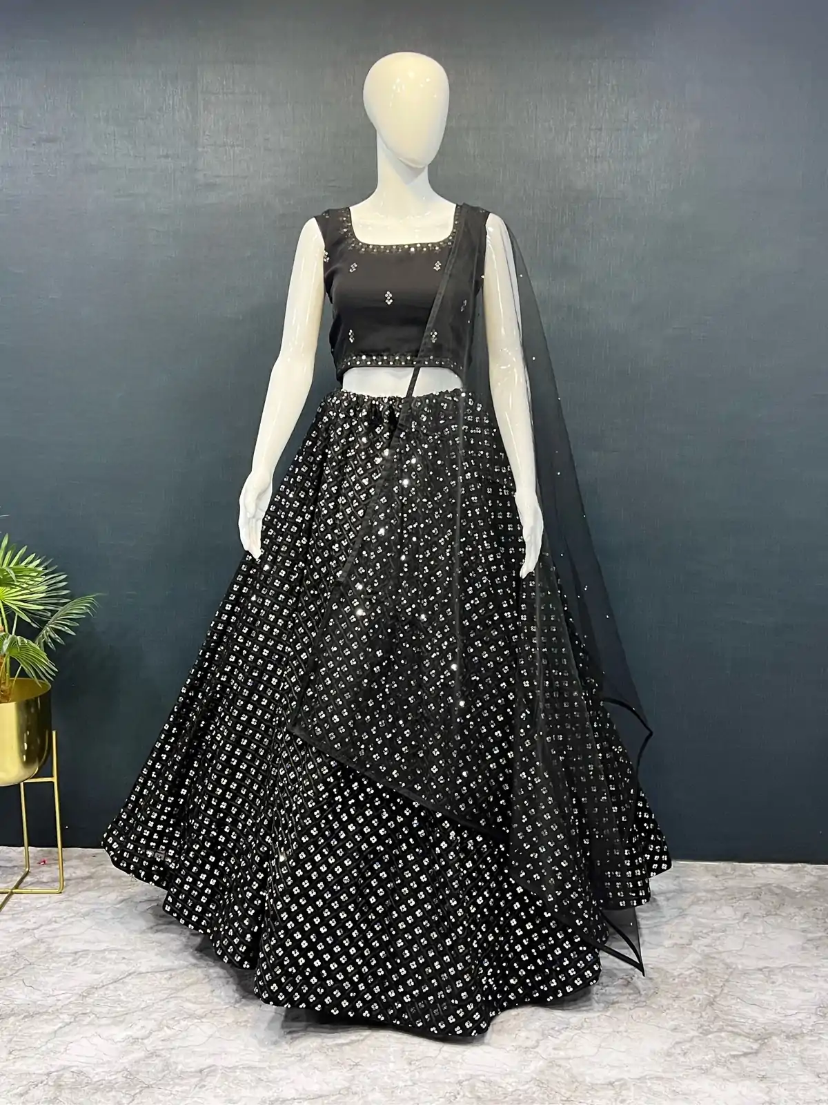 RC 241 Black Color Heavy Georgette Embroidery Sequins Lehenga Choli Casual, Party Wedding, Festive, Events Etc. Delivery  4-6 Working Days 1999/- | Lehenga, Bollywood Lehenga, Creative Lehenga, Designer Lehenga, Embroidered Lehenga, Party Wear Lehenga