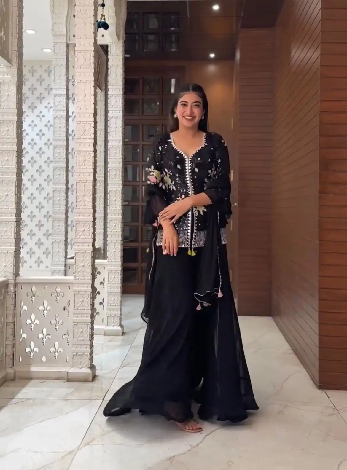 NF 1195 Black color Faux Georgette Embroidery Salwar Suit Casual, Wedding, Party, Festive, Events . Expected Delivery 4-6 Working Days @2049 | Jump Suits, Salwar suit, Casual Suits, Creative suits, Designer Suits, Palazzo Suits, Party Wear Suits, Patiala Suits, Straight Suits