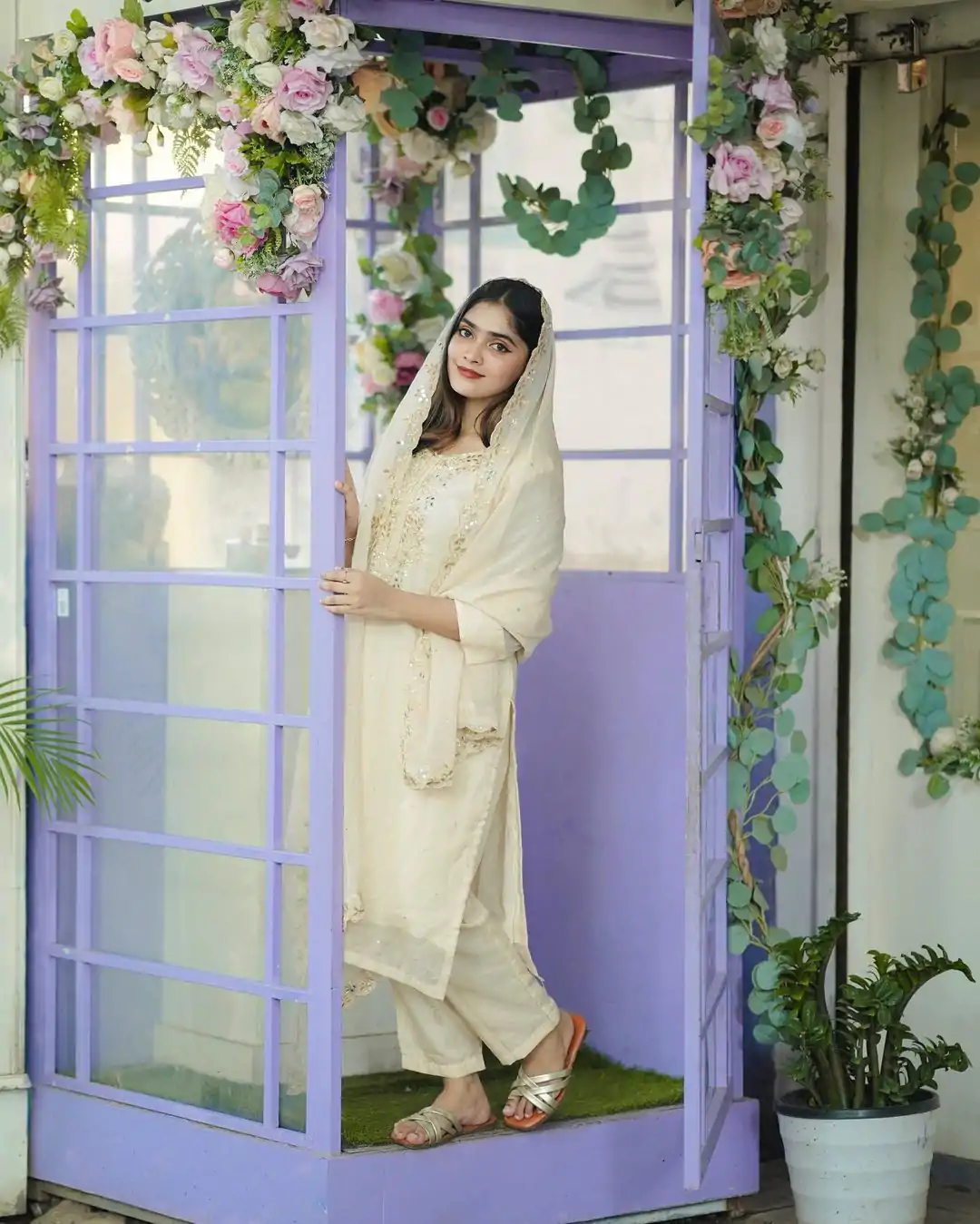 BE 244 Cream Color Organza Cording Embroidery Salwar Suit Wedding, Party, Festive events, etc.  Expected Delivery  4-6 Working Days @1999/- | Salwar suit, Casual Suits, Creative suits, Designer Suits, Palazzo Suits, Party Wear Suits, Patiala Suits, Straight Suits