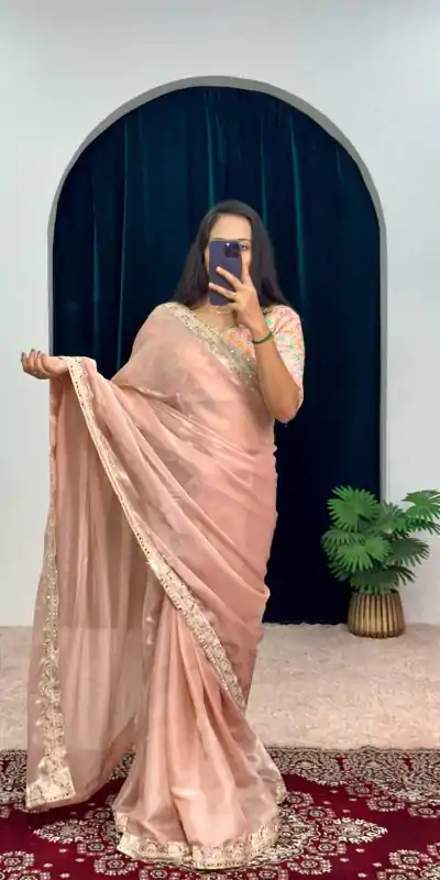 ST 473 Dusty Color Jimmy Choo Embroidery Sequins Saree Casual, Wedding, Party, Festive, Events Etc. Expected Delivery 4-6 Working Days @2449/- | Designer Sarees, Sarees, Bollywood Sarees, Creative Sarees, Embroidered Sarees, Ethnic Saree, Modern Digital sarees, Party Wear Sarees