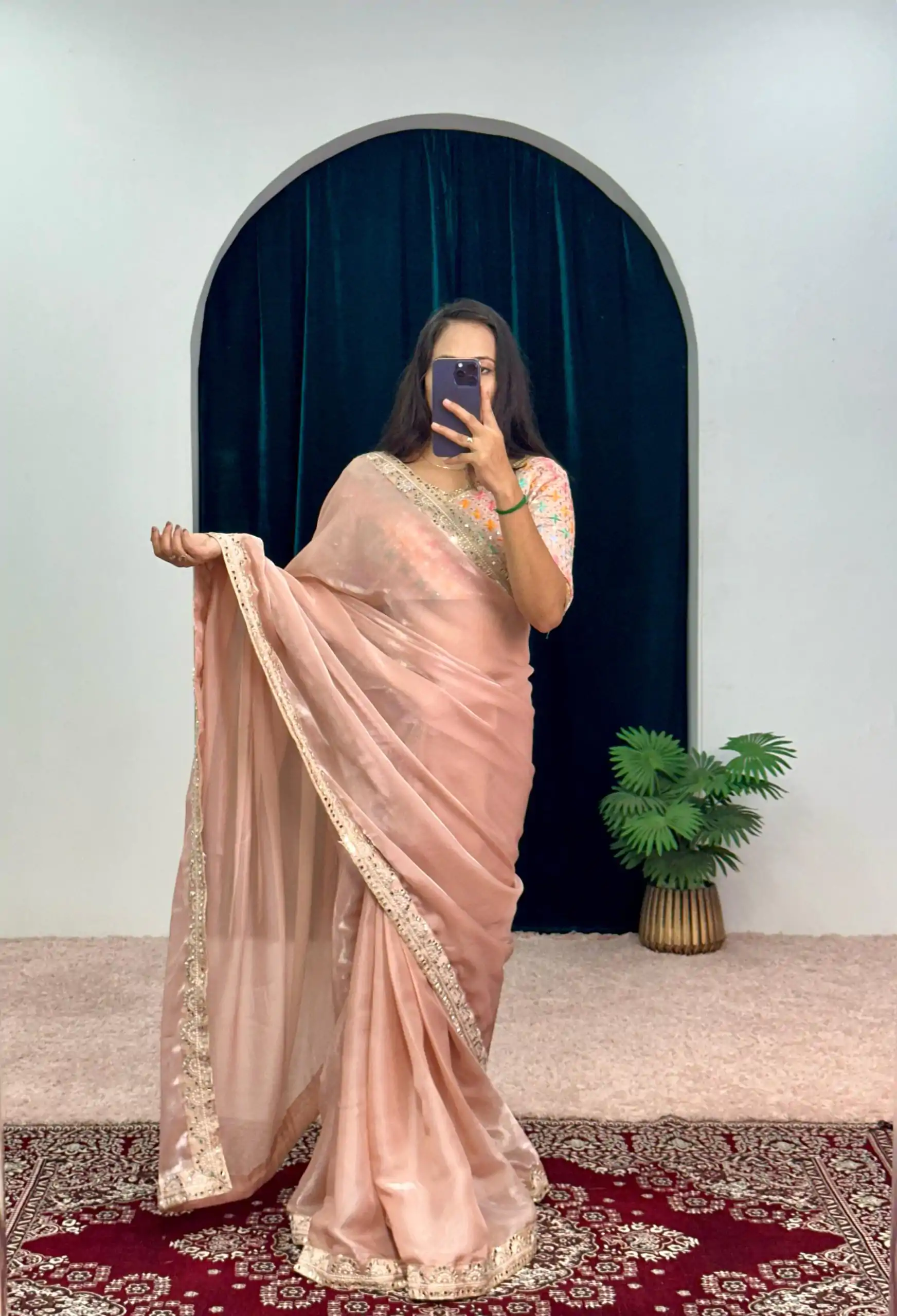 ST 473 Dusty Color Jimmy Choo Embroidery Sequins Saree Casual, Wedding, Party, Festive, Events Etc. Expected Delivery 4-6 Working Days @2449/- | Designer Sarees, Sarees, Bollywood Sarees, Creative Sarees, Embroidered Sarees, Ethnic Saree, Modern Digital sarees, Party Wear Sarees