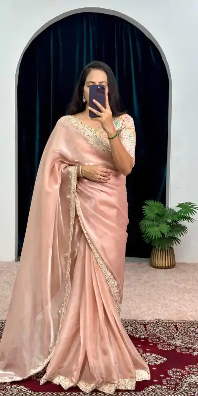 ST 473 Dusty Color Jimmy Choo Embroidery Sequins Saree Casual, Wedding, Party, Festive, Events Etc. Expected Delivery 4-6 Working Days @2449/- | Designer Sarees, Sarees, Bollywood Sarees, Creative Sarees, Embroidered Sarees, Ethnic Saree, Modern Digital sarees, Party Wear Sarees