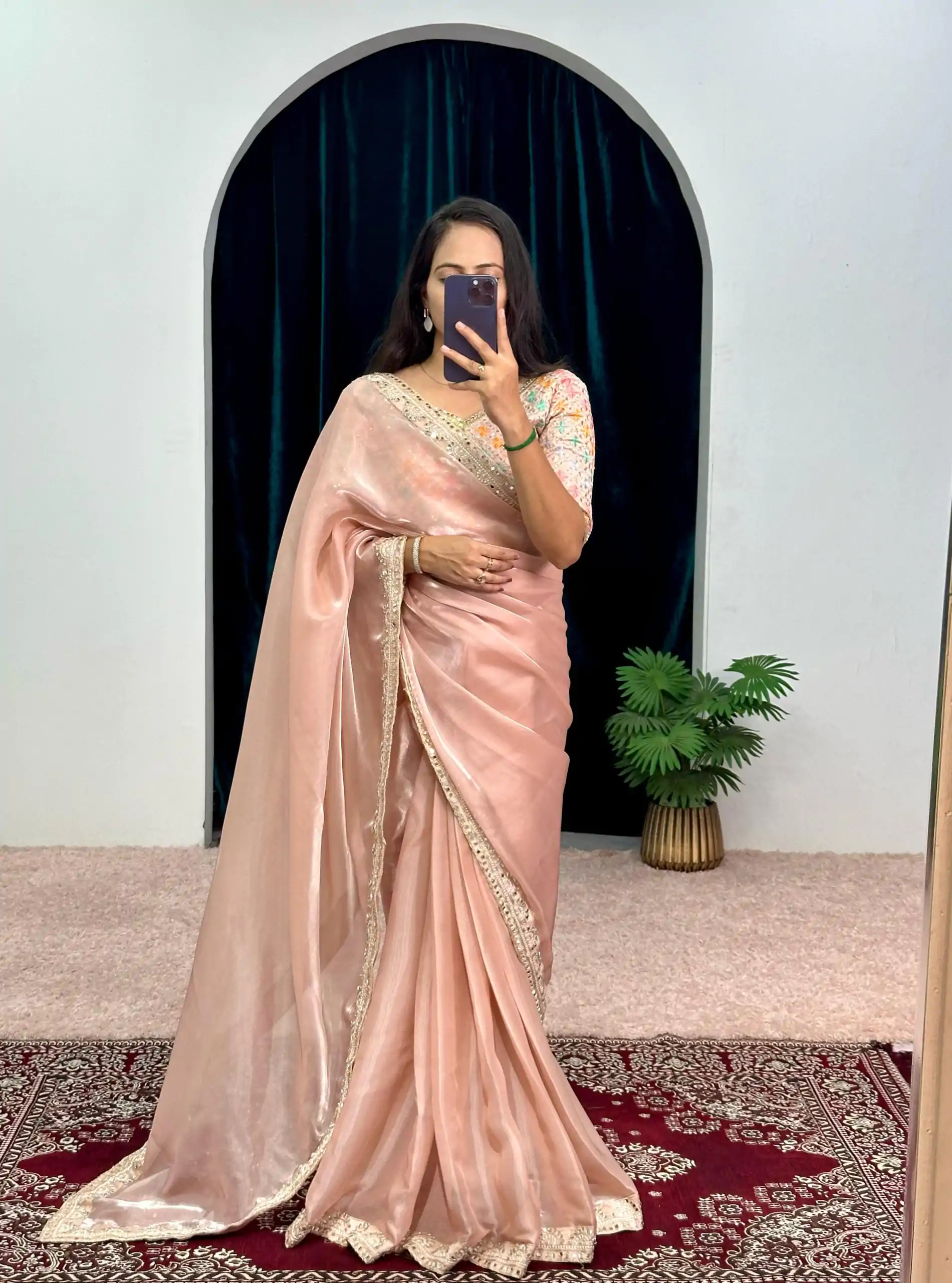 ST 473 Dusty Color Jimmy Choo Embroidery Sequins Saree Casual, Wedding, Party, Festive, Events Etc. Expected Delivery 4-6 Working Days @2449/- | Designer Sarees, Sarees, Bollywood Sarees, Creative Sarees, Embroidered Sarees, Ethnic Saree, Modern Digital sarees, Party Wear Sarees