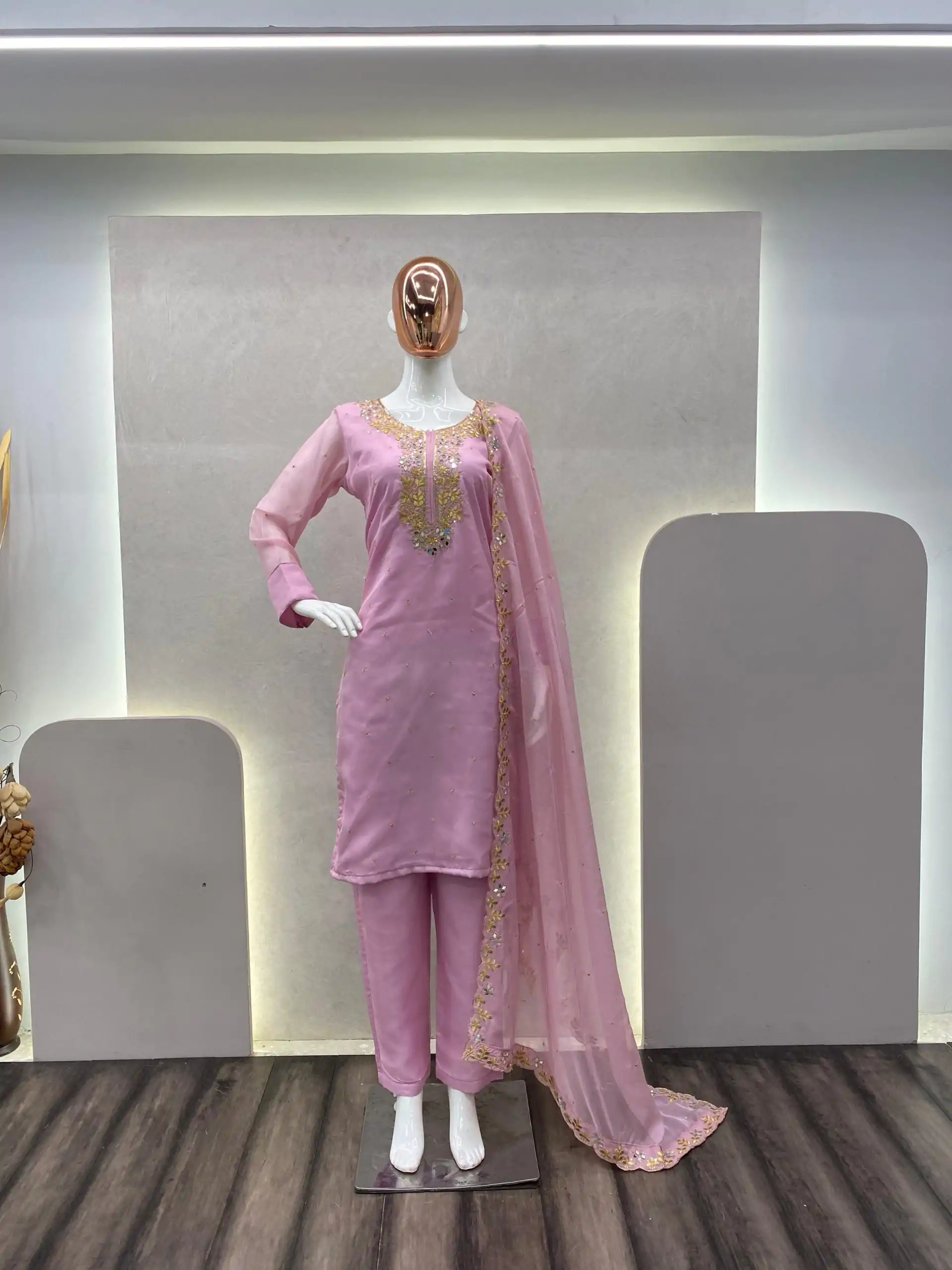 BE 244 Pink Color Organza Cording Embroidery Salwar Suit Wedding, Party, Festive events, etc.  Expected Delivery  4-6 Working Days @1999/- | Salwar suit, Casual Suits, Creative suits, Designer Suits, Palazzo Suits, Party Wear Suits, Patiala Suits, Straight Suits