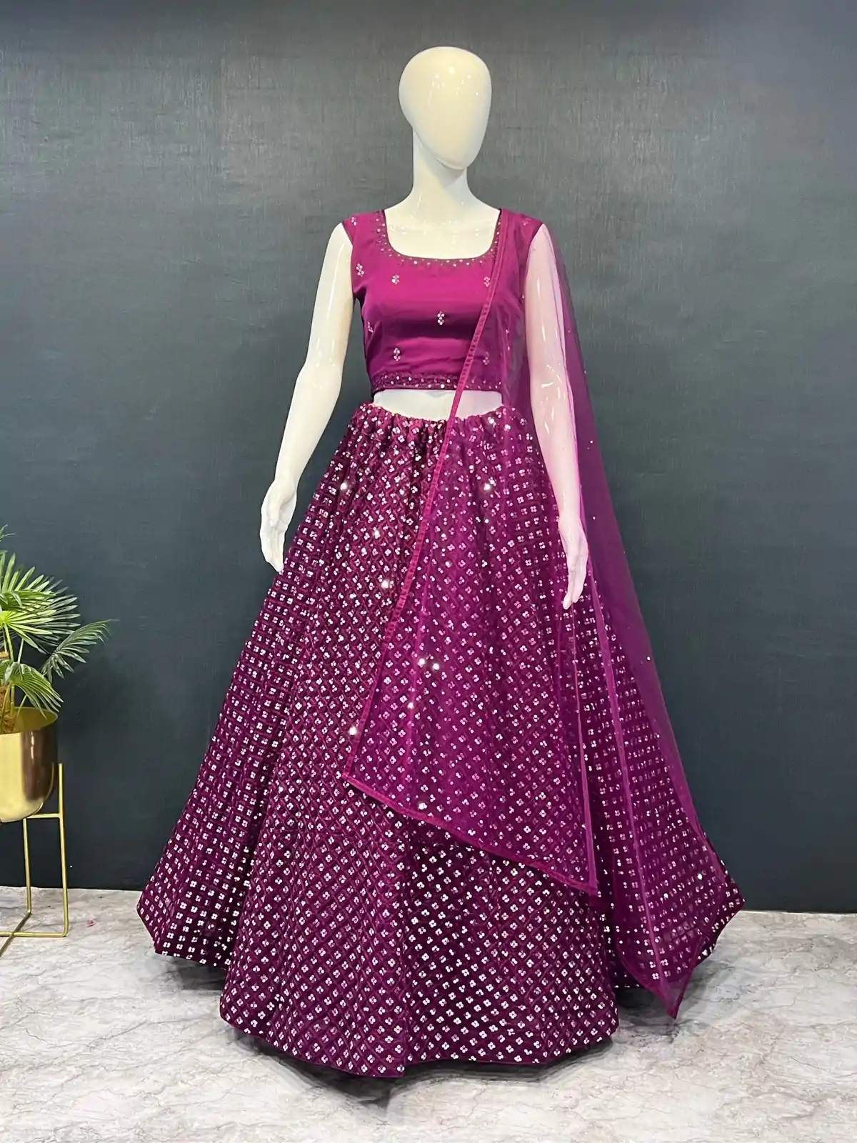 RC 241 Purple Color Heavy Georgette Embroidery Sequins Lehenga Choli Casual, Party Wedding, Festive, Events Etc. Delivery  4-6 Working Days 1999/- | Lehenga, Bollywood Lehenga, Creative Lehenga, Designer Lehenga, Embroidered Lehenga, Party Wear Lehenga