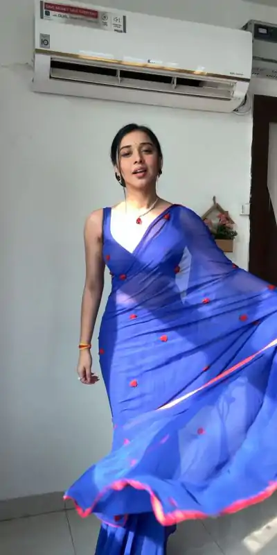 SC 288 Royal Blue Color Pure Soft Georgette Silk Design All Over Saree , Party Wear, Events, Festivals Expected Delivery 4-6 Working Days 1599/- | Designer Sarees, Sarees, Bollywood Sarees, Creative Sarees, Embroidered Sarees, Ethnic Saree, Modern Digital sarees, Party Wear Sarees