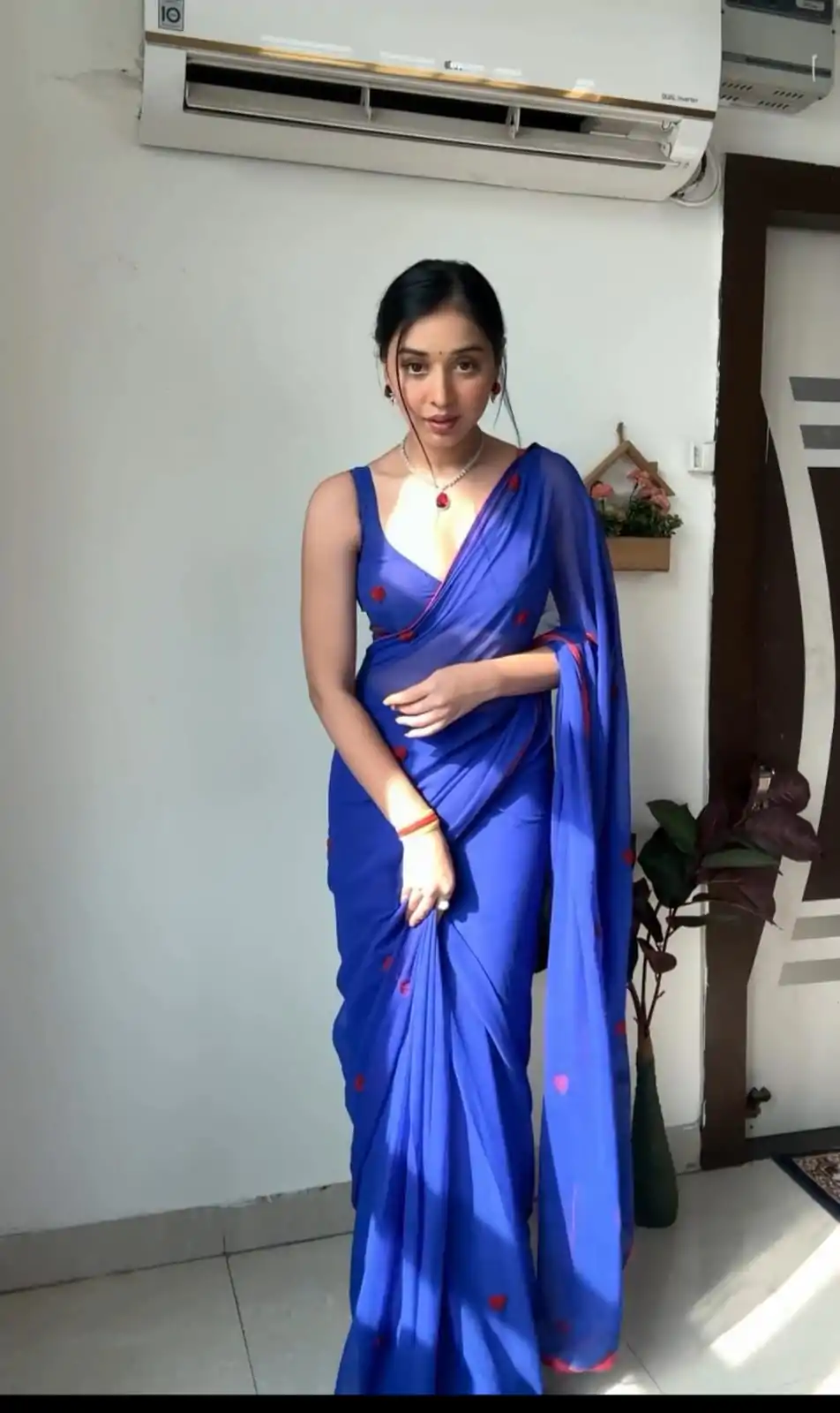   SC 288 Royal Blue Color Pure Soft Georgette Silk Design All Over Saree , Party Wear, Events, Festivals Expected Delivery 4-6 Working Days 1599/- | Designer Sarees, Sarees, Bollywood Sarees, Creative Sarees, Embroidered Sarees, Ethnic Saree, Modern Digital sarees, Party Wear Sarees