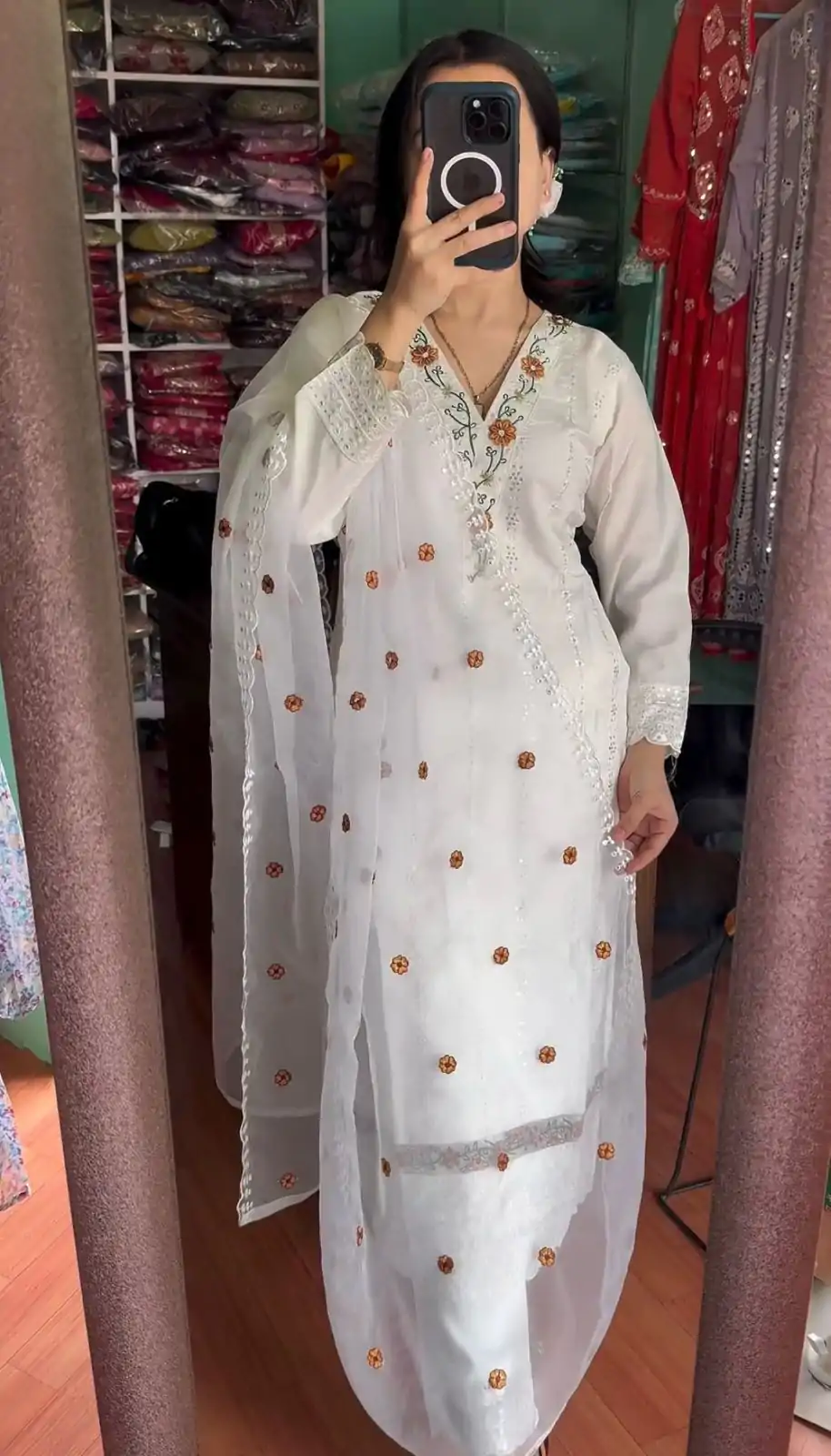 NF 1190 White color Georgette Embroidery Sequence Salwar Suit Casual, Wedding, Party, Festive, Events . Expected Delivery  4-6 Working Days @1999 | Salwar suit, Casual Suits, Creative suits, Designer Suits, Palazzo Suits, Party Wear Suits, Patiala Suits, Straight Suits
