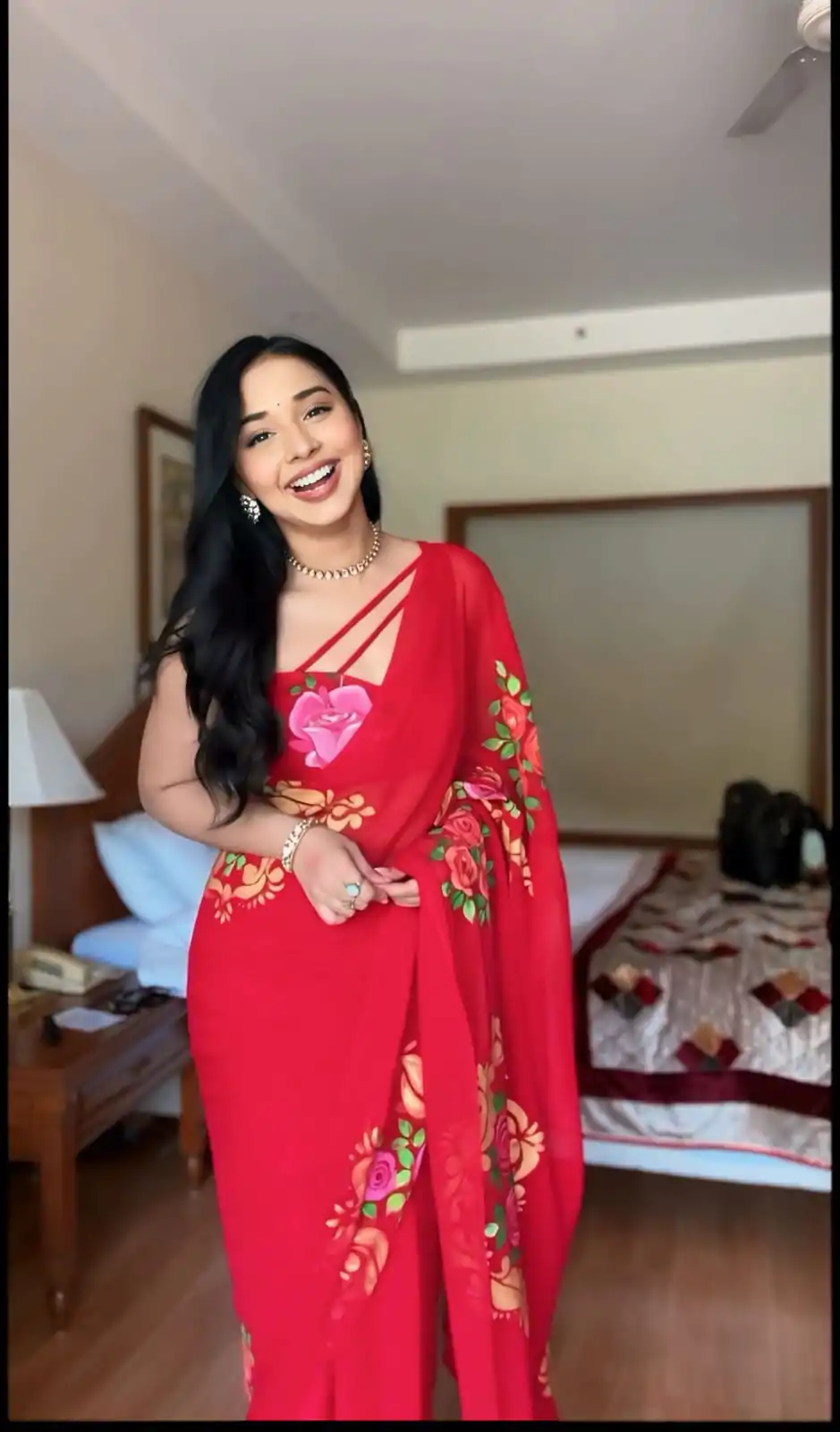SC 278 Red Color Pure Soft Georgette Silk Design All Over Saree , Party Wear, Events, Festivals Expected Delivery 4-6 Working Days 1599/- | Designer Sarees, Sarees, Bollywood Sarees, Creative Sarees, Embroidered Sarees, Ethnic Saree, Modern Digital sarees, Party Wear Sarees