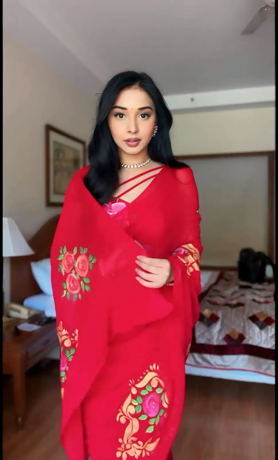 SC 278 Red Color Pure Soft Georgette Silk Design All Over Saree , Party Wear, Events, Festivals Expected Delivery 4-6 Working Days 1599/- | Designer Sarees, Sarees, Bollywood Sarees, Creative Sarees, Embroidered Sarees, Ethnic Saree, Modern Digital sarees, Party Wear Sarees