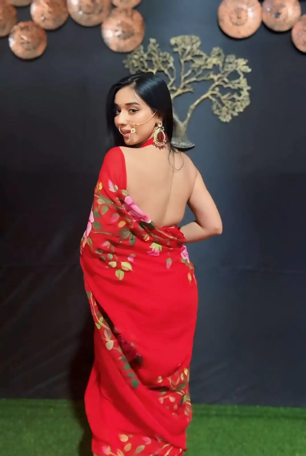 SC 278 Red Color Pure Soft Georgette Silk Design All Over Saree , Party Wear, Events, Festivals Expected Delivery 4-6 Working Days 1599/- | Designer Sarees, Sarees, Bollywood Sarees, Creative Sarees, Embroidered Sarees, Ethnic Saree, Modern Digital sarees, Party Wear Sarees