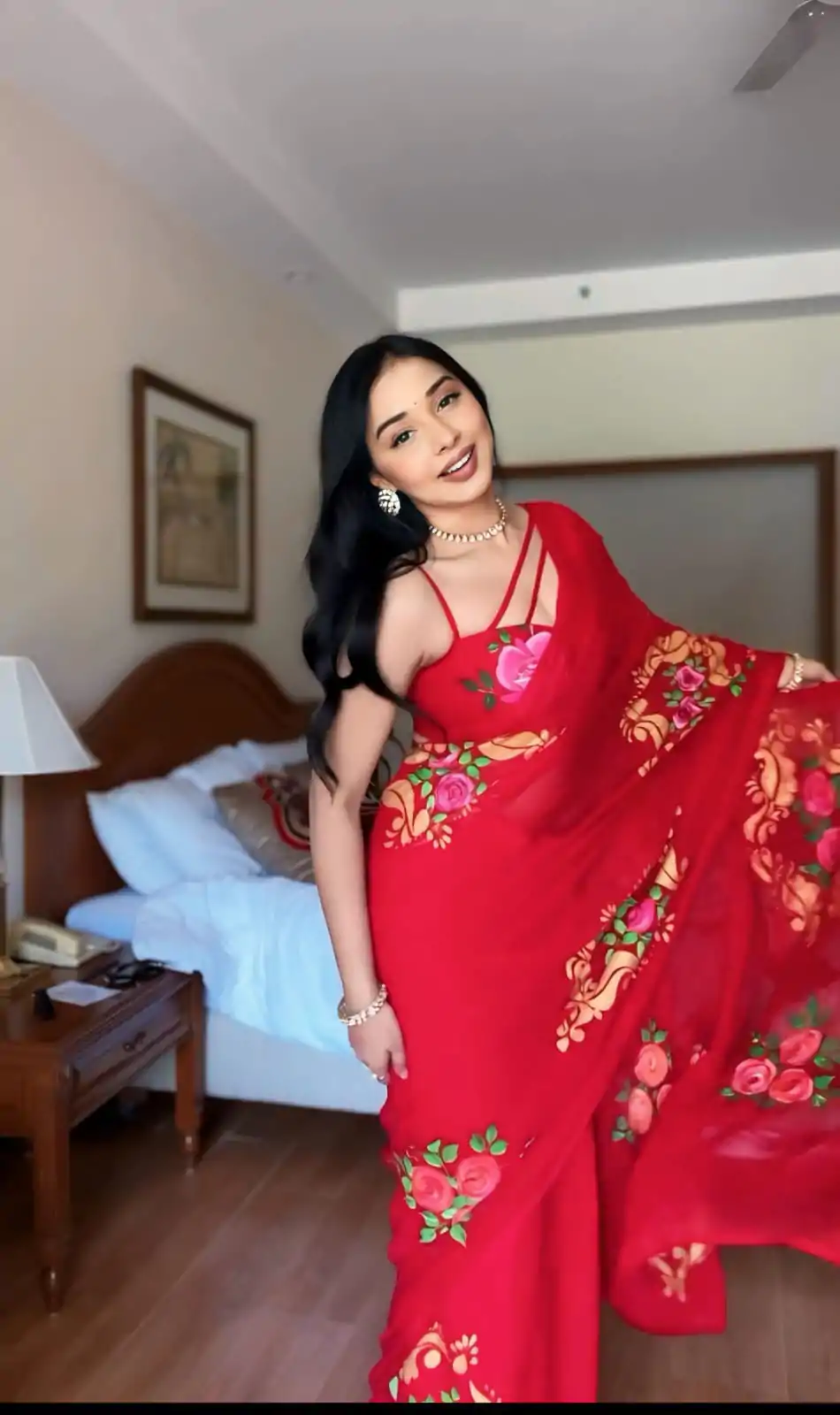 SC 278 Red Color Pure Soft Georgette Silk Design All Over Saree , Party Wear, Events, Festivals Expected Delivery 4-6 Working Days 1599/- | Designer Sarees, Sarees, Bollywood Sarees, Creative Sarees, Embroidered Sarees, Ethnic Saree, Modern Digital sarees, Party Wear Sarees