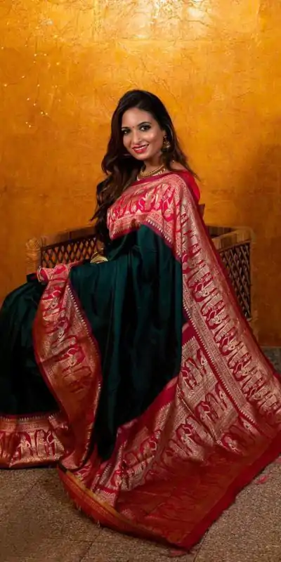 KP 2031 Green Color Soft Lichi Silk Jacquard On All Over Saree Casual, Party Wear, Wedding, Events Etc. Expected Delivery 4-6 Working Days @1449/- | Designer Sarees, Sarees, Bollywood Sarees, Creative Sarees, Embroidered Sarees, Ethnic Saree, Modern Digital sarees, Party Wear Sarees