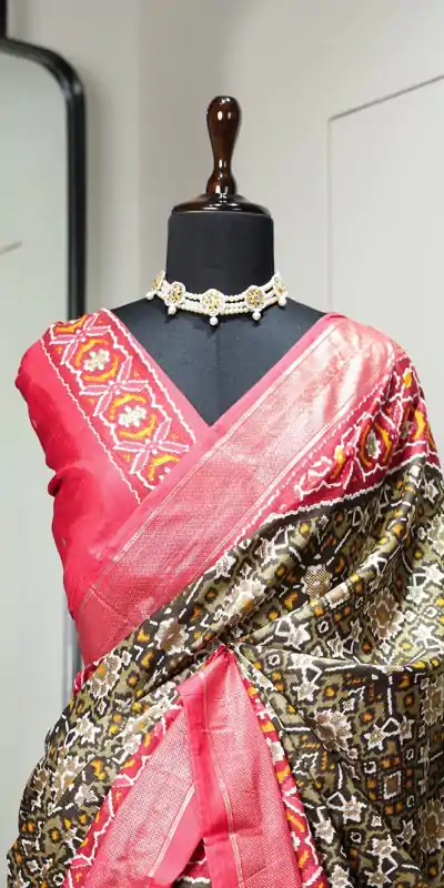 YNF 7205 Mehndi Color Dola Silk Patola Print Foil Work Patta Saree Casual Party Wear, Wedding, Events Etc. Expected Delivery 4-6 Working Days @1649 | Designer Sarees, Sarees, Bollywood Sarees, Creative Sarees, Embroidered Sarees, Ethnic Saree, Modern Digital sarees, Party Wear Sarees