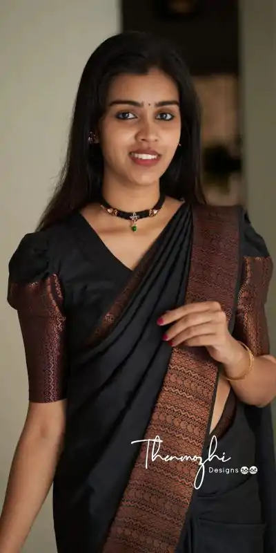 KP 3092 Black Color Soft Lichi Silk Jacquard On All Over Saree Casual, Party Wear, Wedding, Events Etc. Expected Delivery 4-6 Working Days @1399/- | Designer Sarees, Sarees, Bollywood Sarees, Creative Sarees, Embroidered Sarees, Ethnic Saree, Modern Digital sarees, Party Wear Sarees