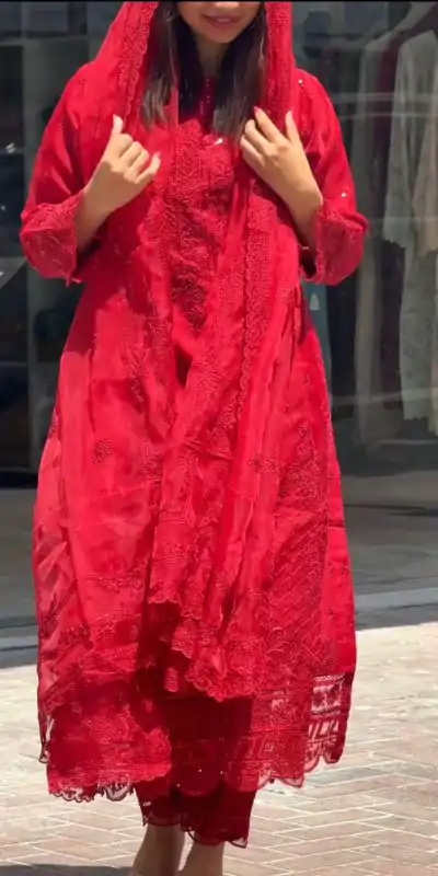 AD 161 Red Color Georgette Embroidery Work Sharara Suit Casual, Wedding, Party, Festive, Events Etc. Expected Delivery 4-6 Working Days @2049/- | Jump Suits, Salwar suit, Casual Suits, Creative suits, Designer Suits, Palazzo Suits, Party Wear Suits, Patiala Suits, Straight Suits