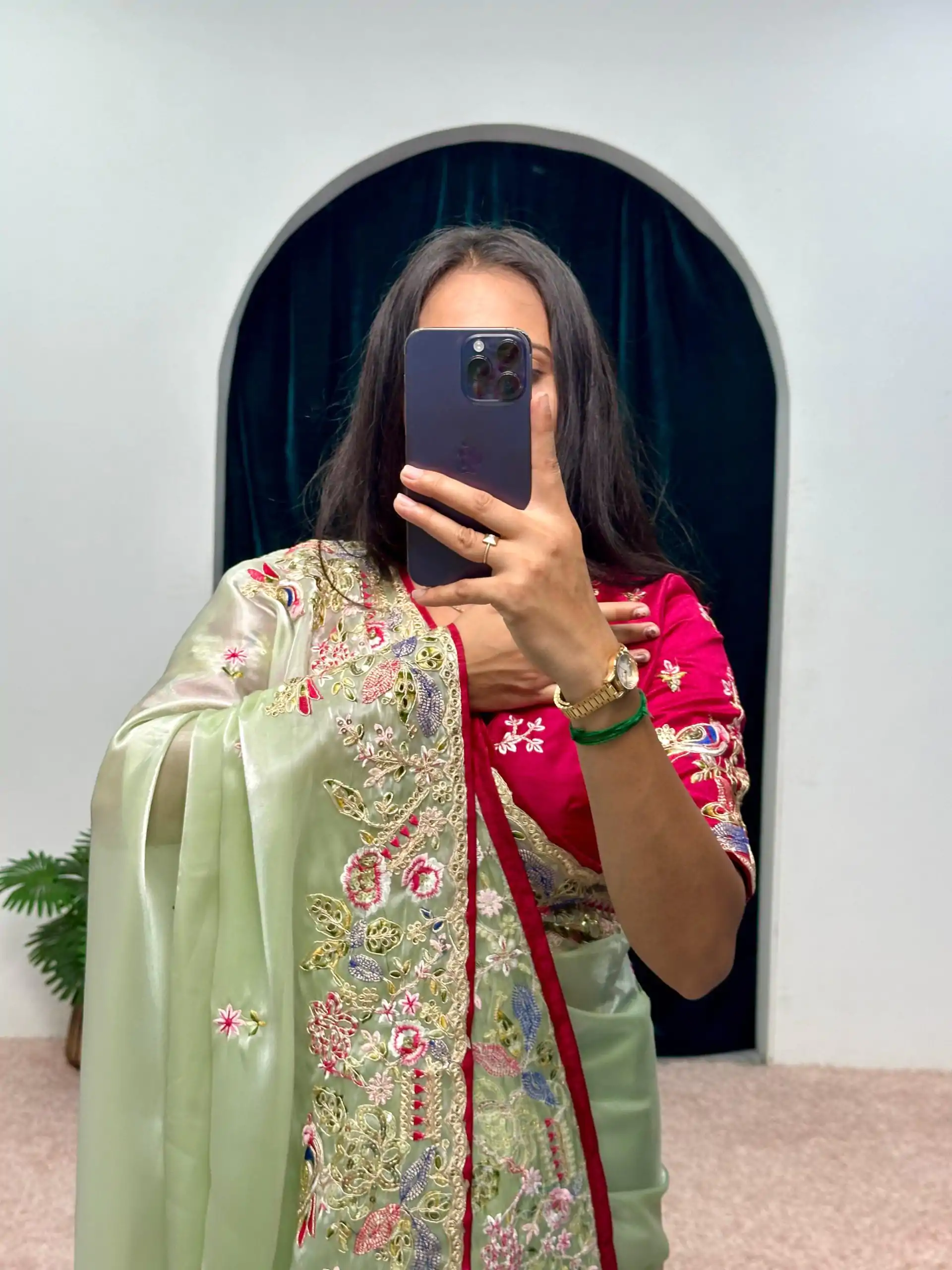 ST 474 Green Color Jimmy Choo Embroidery Sequins Saree Casual, Wedding, Party, Festive, Events Etc. Expected Delivery 4-6 Working Days @2449/- | Designer Sarees, Sarees, Bollywood Sarees, Creative Sarees, Embroidered Sarees, Ethnic Saree, Modern Digital sarees, Party Wear Sarees