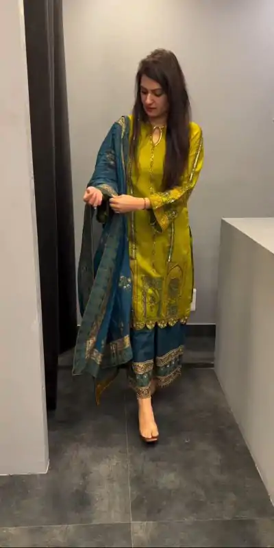 BE 256 Yellow Color Roman Silk Sequence Embroidery Salwar Suit Wedding, Party, Festive events, etc.  Expected Delivery  4-6 Working Days @2449/- | Salwar suit, Casual Suits, Creative suits, Designer Suits, Palazzo Suits, Party Wear Suits, Patiala Suits, Straight Suits