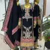 ZF 376 Black Color Chinnon Silk Embroidery Sequence Salwar Suit Casual, Wedding, Party, Events Etc. Expected Delivery 4-6 Working Days 2599/- | Jump Suits, Salwar suit, Casual Suits, Creative suits, Designer Suits, Palazzo Suits, Party Wear Suits, Patiala Suits, Straight Suits