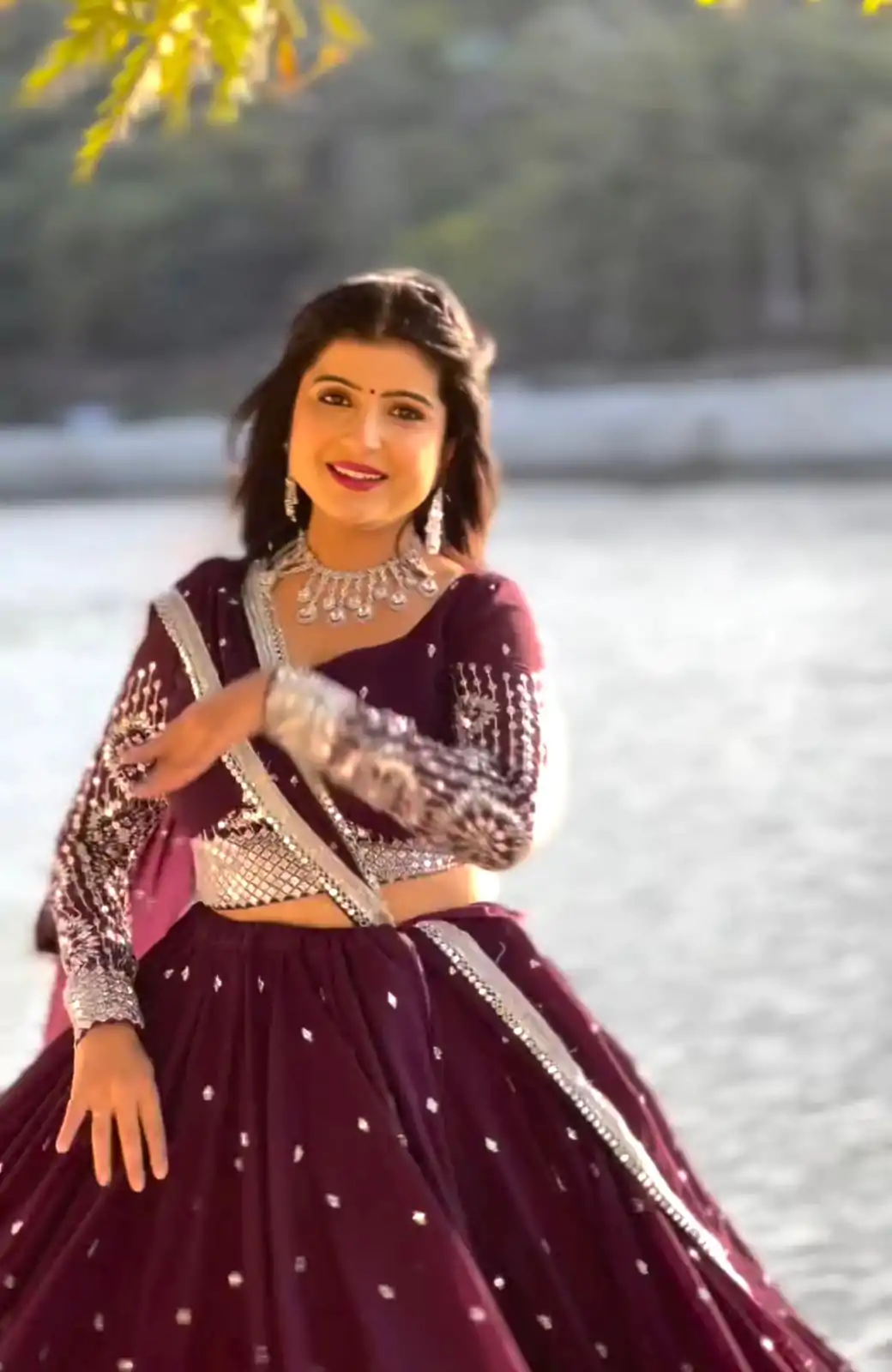 Ram 012 Maroon Color Georgette Sequence Thread Lehenga Choli Casual, Wedding, Festive, Events Expected Delivery 4-6 Working Days @2649/- | Lehenga, Bollywood Lehenga, Creative Lehenga, Designer Lehenga, Embroidered Lehenga, Party Wear Lehenga