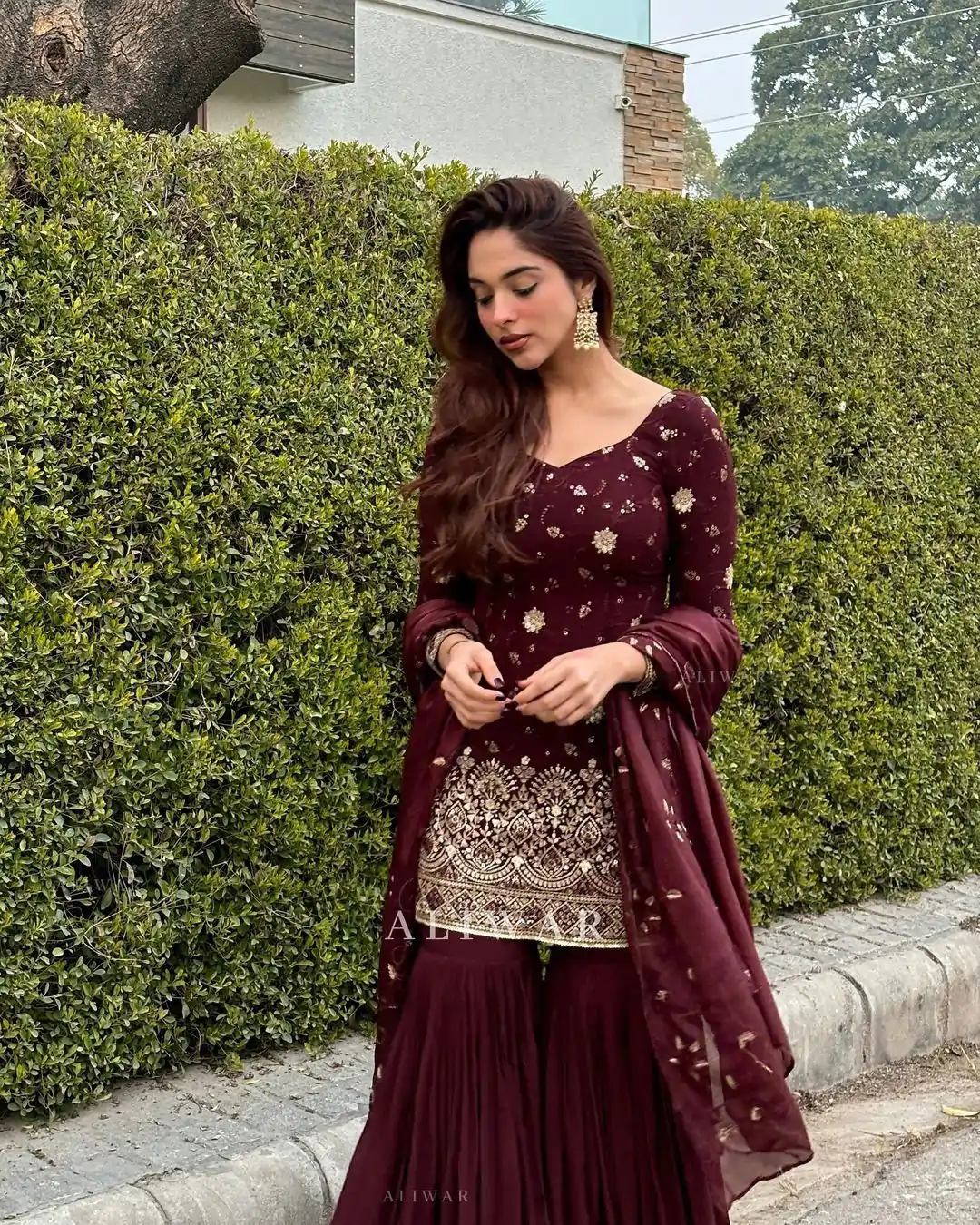 SSR 470 Maroon Color Georgette Embroidery Sequence Salwar Suit Wedding, Party, Festive, Events Expected Delivery 4-6 Working Days @ 1949/- Only | Salwar suit, Casual Suits, Creative suits, Designer Suits, Party Wear Suits, Straight Suits