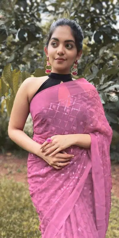 KT 201 Purple Color Georgette Fancy Sequence Work Saree Casual, Party Wear, Wedding   Expected Delivery 4-6 Working Days@1649/- | Designer Sarees, Sarees, Bollywood Sarees, Creative Sarees, Embroidered Sarees, Party Wear Sarees