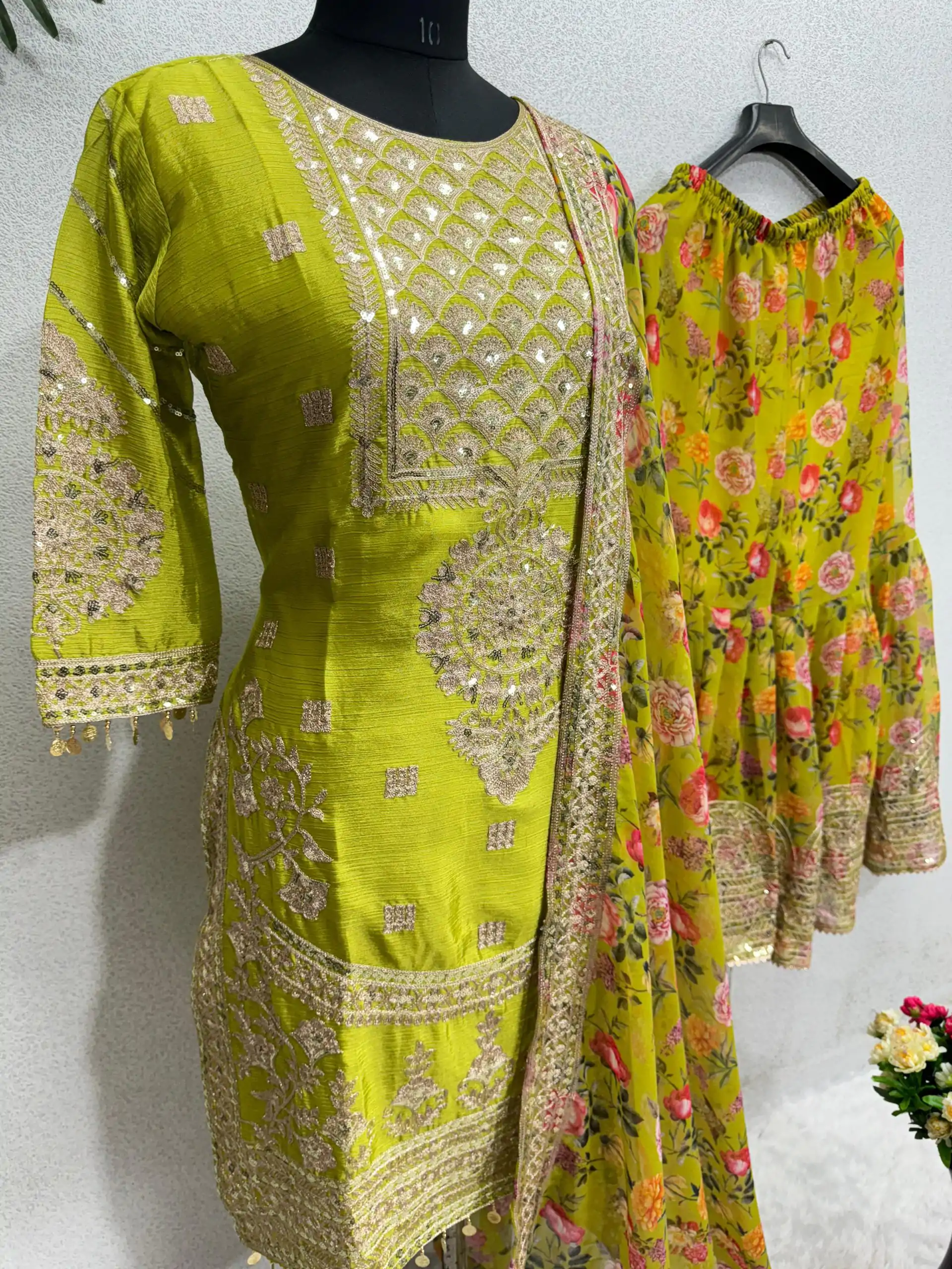 KF 1640 Yellow Color Heavy Chinon Silk Sequins Work Salwar Suit Wedding, Party, Festive, Events Etc.  Expected Delivery 4-6 Working Days @2399/-Only | Salwar suit, Casual Suits, Creative suits, Designer Suits, Palazzo Suits, Party Wear Suits, Straight Suits