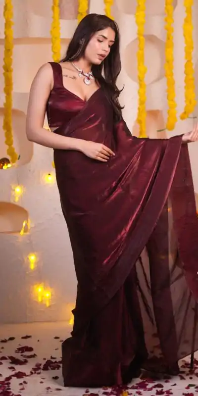 SC 241 Maroon Color Soft Fancy Tabby Design All Over Saree Party Wear, Events, Festivals Expected Delivery 4-6 Working Days 1999/- | Designer Sarees, Sarees, Bollywood Sarees, Creative Sarees, Embroidered Sarees, Ethnic Saree, Modern Digital sarees, Party Wear Sarees