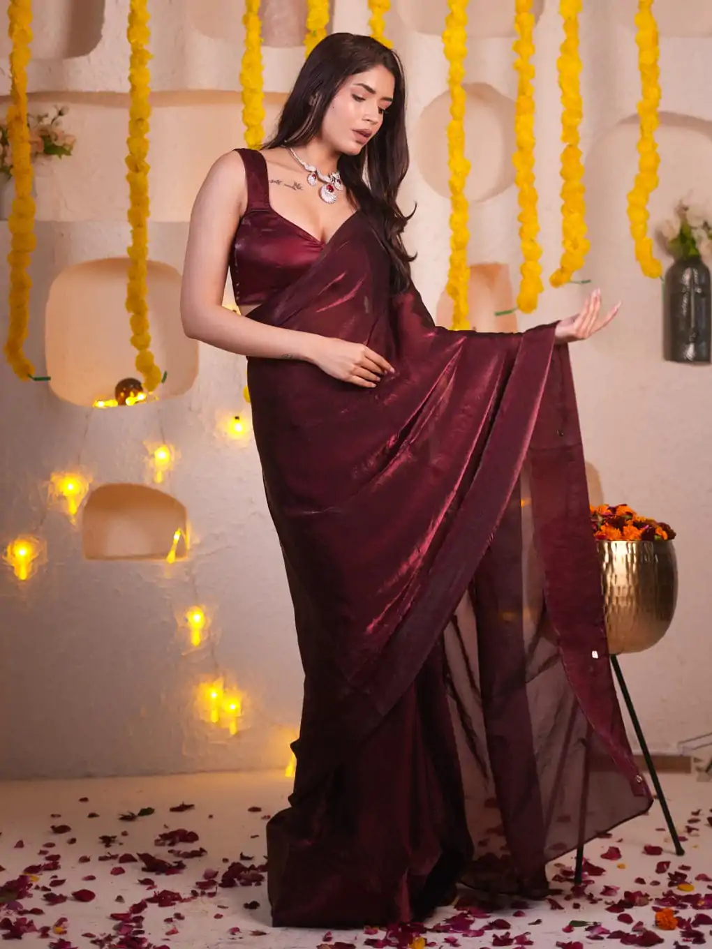  SC 241 Maroon Color Soft Fancy Tabby Design All Over Saree Party Wear, Events, Festivals Expected Delivery 4-6 Working Days 1999/- | Designer Sarees, Sarees, Bollywood Sarees, Creative Sarees, Embroidered Sarees, Ethnic Saree, Modern Digital sarees, Party Wear Sarees