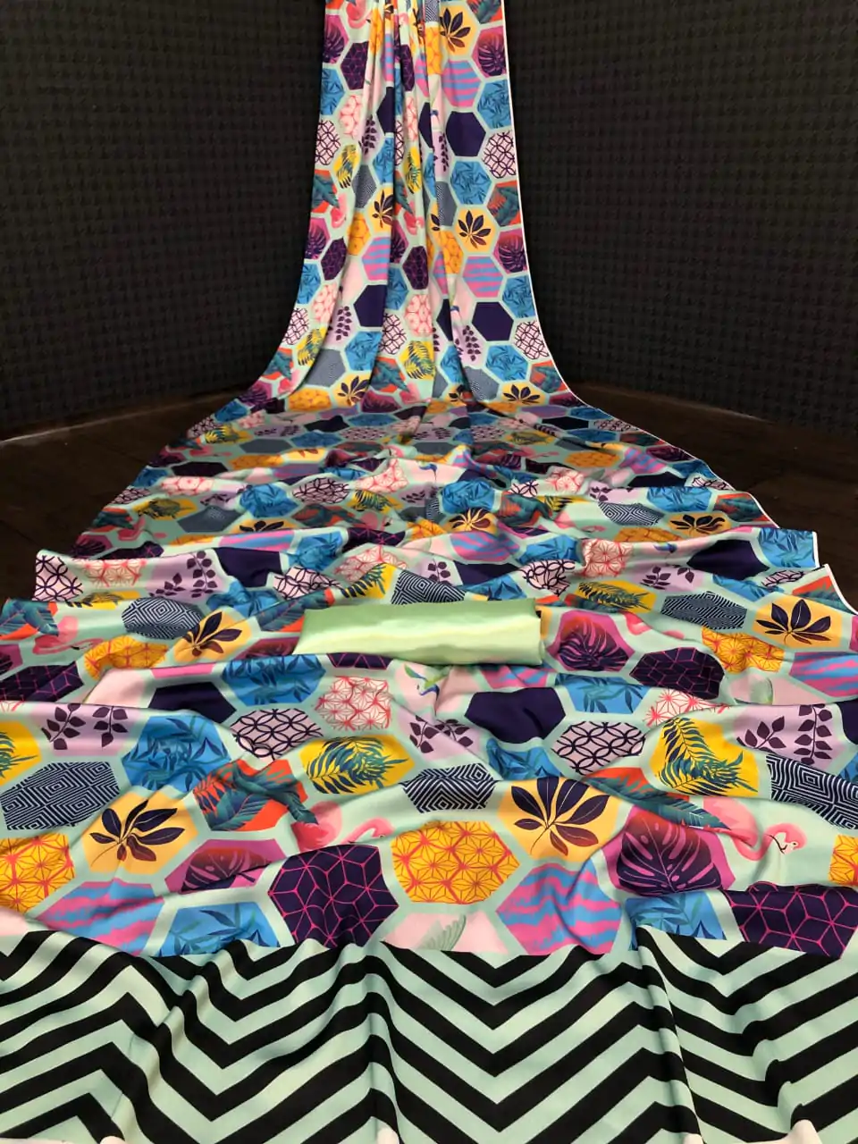 Veechis ANOKHI Navrang Color Heavy Devsena Soft Silk Beautiful Digital Printed Saree Casual, Party Festive, Events. Expected Delivery 4-6 Working Days @1499 | Designer Sarees, Embroidered Sarees, Sarees, Bollywood Sarees, Creative Sarees, Modern Digital sarees, Party Wear Sarees
