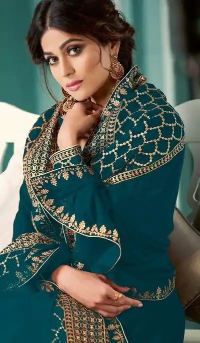 FC ASHIRWAD 8338 Blue Color Georgette Embroidery Sequence Sharara Suit Wedding, Party, Festive Expected Delivery 4-6 Working Days @2549/- | Casual Suits, Jump Suits, Salwar suit, Creative suits, Designer Suits, Palazzo Suits, Party Wear Suits, Patiala Suits, Straight Suits