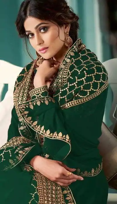 FC ASHIRWAD 8338 Green Color Georgette Embroidery Sequence Sharara Suit Wedding, Party, Festive Expected Delivery 4-6 Working Days @2549/- | Casual Suits, Jump Suits, Salwar suit, Creative suits, Designer Suits, Palazzo Suits, Party Wear Suits, Patiala Suits, Straight Suits