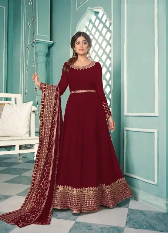 FC ASHIRWAD 8338 Maroon Color Georgette Embroidery Sequence Sharara Suit Wedding, Party, Festive Expected Delivery 4-6 Working Days @2549/- | Casual Suits, Jump Suits, Salwar suit, Creative suits, Designer Suits, Palazzo Suits, Party Wear Suits, Patiala Suits, Straight Suits