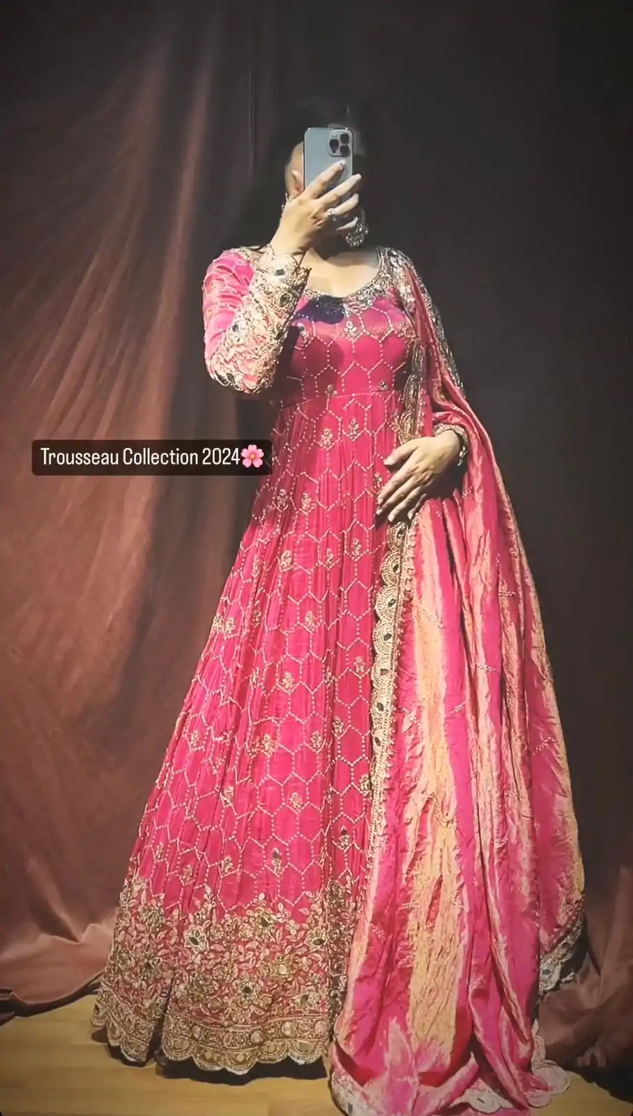 SR 1625 Pink Color Chinnon Silk Embroidery Sequence Gown Casual, Wedding, Party, Festive, Events Etc. Expected Delivery 4-6 Working Days @2199/- | Gowns, Bollywood Gowns, Creative Gowns, Designer Gowns, Embroidered Gowns, Party Wear Gowns