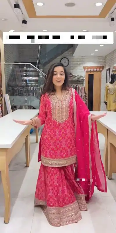 SSR 478 Pink Color Georgette Embroidery Sequence Salwar Suit Wedding, Party, Festive, Events Expected Delivery 4-6 Working Days @ 2199/- | Casual Suits, Jump Suits, Salwar suit, Creative suits, Designer Suits, Palazzo Suits, Party Wear Suits, Patiala Suits, Straight Suits
