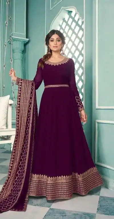 FC ASHIRWAD 8338 Purple Color Georgette Embroidery Sequence Sharara Suit Wedding, Party, Festive Expected Delivery 4-6 Working Days  @2549/- | Casual Suits, Jump Suits, Salwar suit, Creative suits, Designer Suits, Palazzo Suits, Party Wear Suits, Patiala Suits, Straight Suits