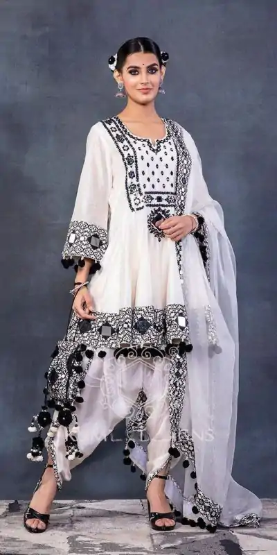 LG 1717 White Color Rajwadi Silk Embroidery Real Mirror Salwar Suit Casual, Wedding, Party, Festive, Events . Expected Delivery  4-6 Working Days @2299/- | Casual Suits, Salwar suit, Creative suits, Designer Suits, Palazzo Suits, Party Wear Suits, Patiala Suits, Straight Suits