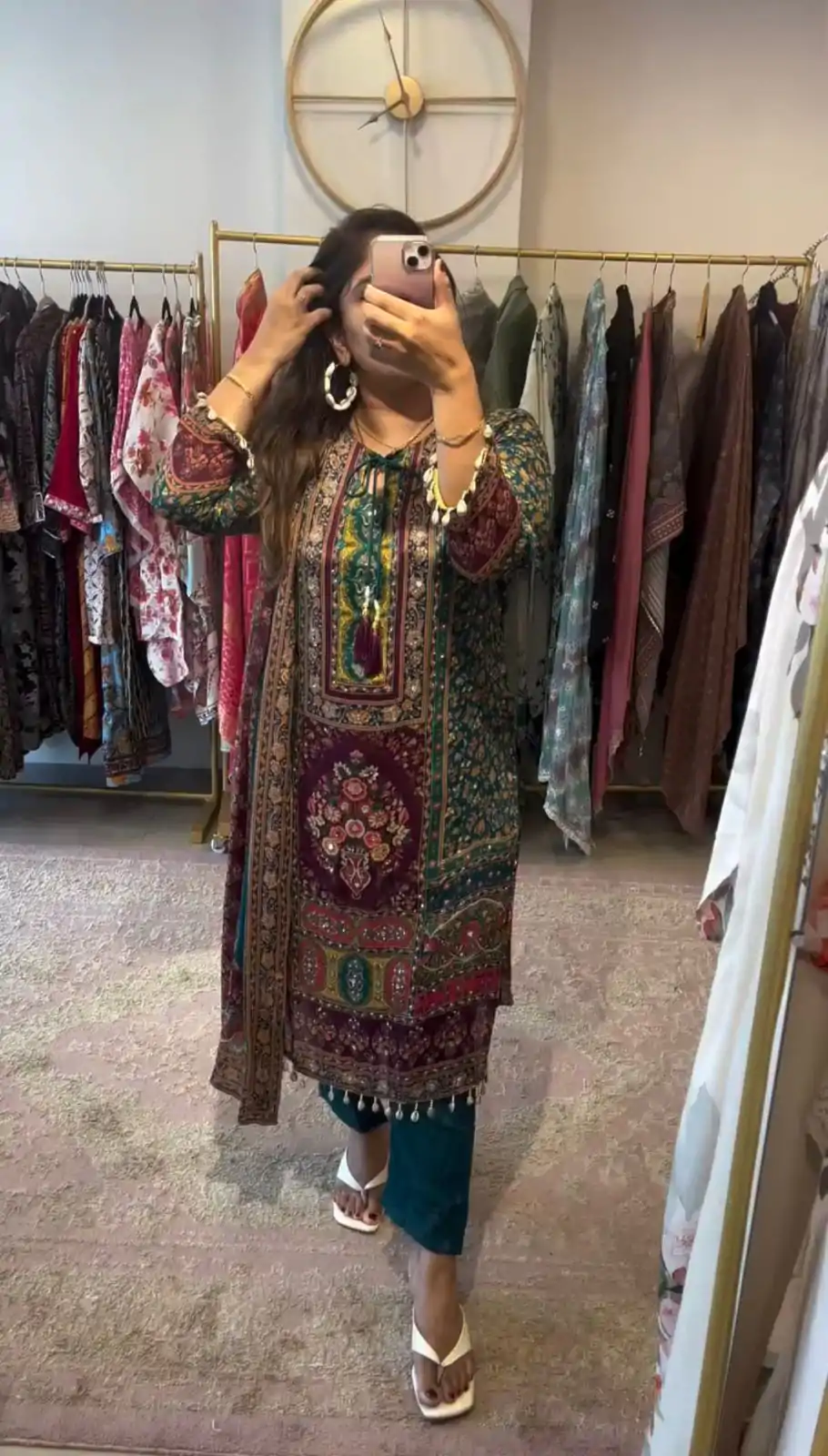 SSR 475 Blue Color Georgette Digital Printed Mirror Handwork Salwar Suit Wedding, Party, Festive, Events Expected Delivery 4-6 Working Days @ 1849/- | Casual Suits, Jump Suits, Salwar suit, Creative suits, Designer Suits, Palazzo Suits, Party Wear Suits, Patiala Suits, Straight Suits
