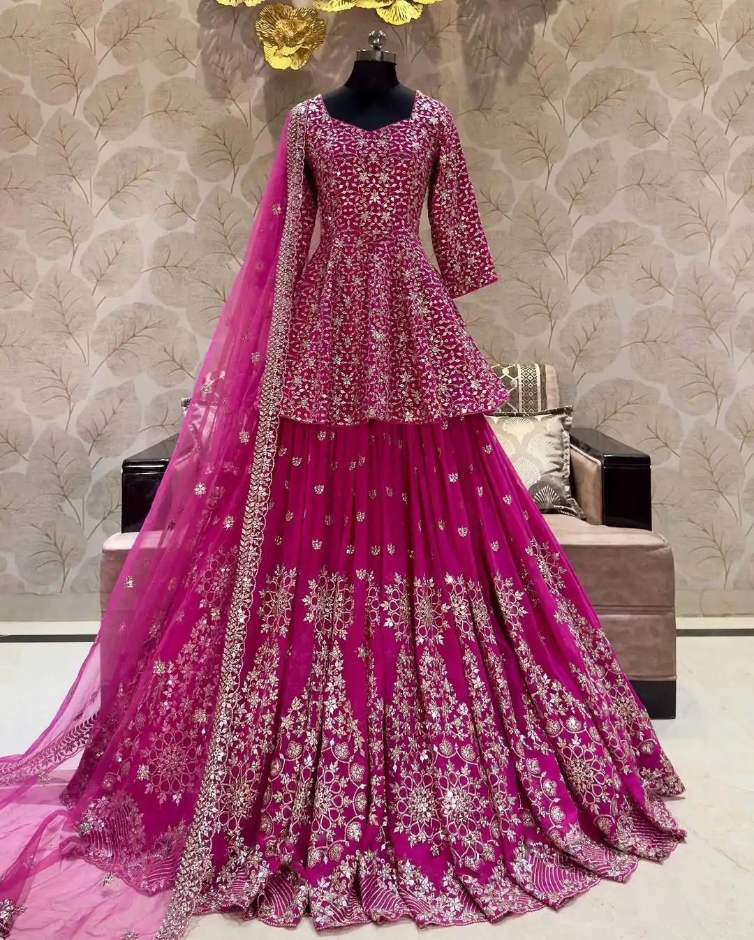 NSR 819 Pink Color Georgette Embroidery Sequence Salwar Suit Casual, Party Festive, Events Etc. Expected Delivery 4-6 Working Days @2449/- | Casual Suits, Jump Suits, Salwar suit, Creative suits, Designer Suits, Palazzo Suits, Party Wear Suits, Patiala Suits, Straight Suits
