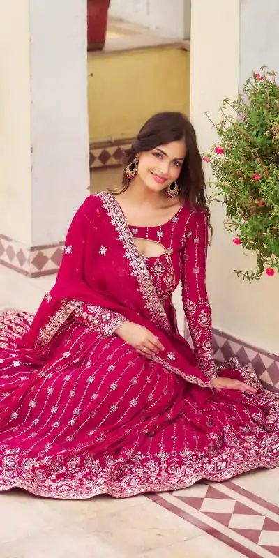 Ram 021 Rani Color Georgette Sequence Embroidery Lehenga Choli Casual, Wedding, Festive, Events Expected Delivery 4-6 Working Days @3049/- | Lehenga, Bollywood Lehenga, Creative Lehenga, Designer Lehenga, Embroidered Lehenga, Party Wear Lehenga