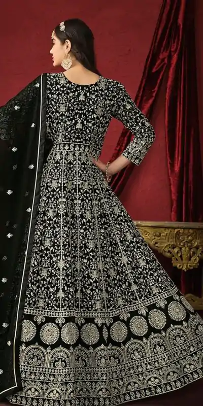 FC DANI 2911 Black Color Vaishnavi Net Embroidery Salwar Suit Wedding, Party, Festive events, Expected Delivery  4-6 Working Days @3399 | Casual Suits, Salwar suit, Creative suits, Designer Suits, Palazzo Suits, Party Wear Suits, Patiala Suits, Straight Suits