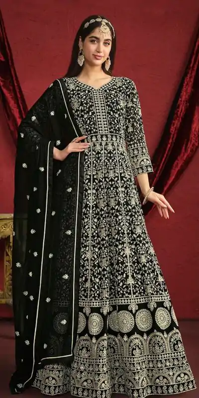 FC DANI 2911 Black Color Vaishnavi Net Embroidery Salwar Suit Wedding, Party, Festive events, Expected Delivery 4-6 Working Days @3399 | Casual Suits, Salwar suit, Creative suits, Designer Suits, Palazzo Suits, Party Wear Suits, Patiala Suits, Straight Suits