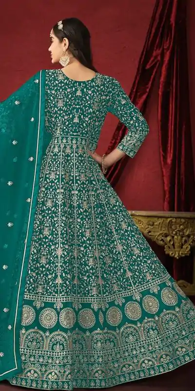 FC DANI 2911 Peacock Green Color Vaishnavi Net Embroidery Salwar Suit Wedding, Party, Festive events, Expected Delivery  4-6 Working Days @3399 | Casual Suits, Salwar suit, Creative suits, Designer Suits, Palazzo Suits, Party Wear Suits, Patiala Suits, Straight Suits