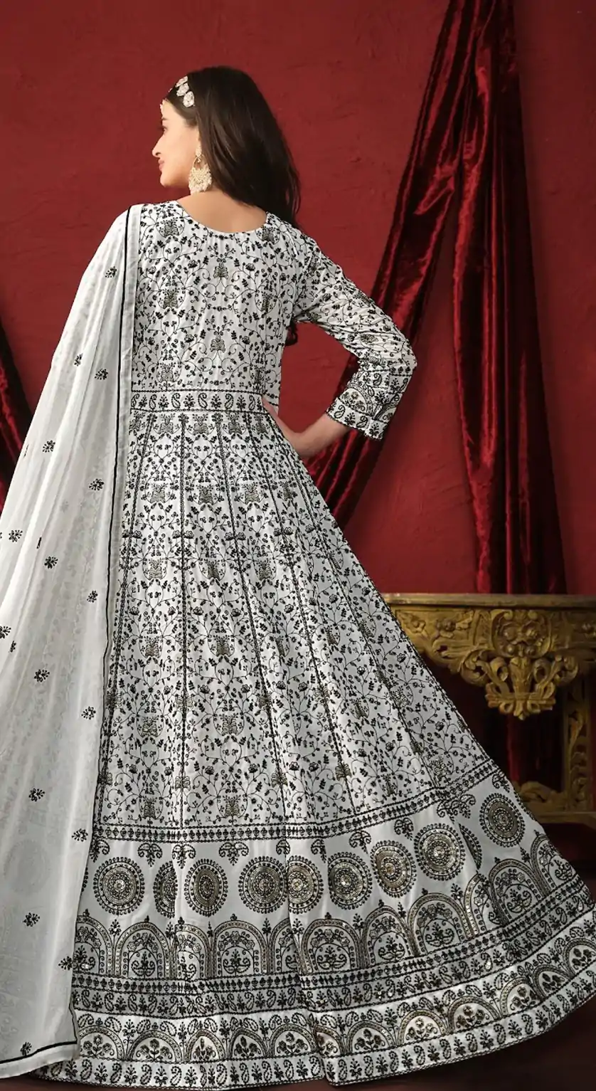FC DANI 2911 White  Color Vaishnavi Net Embroidery Salwar Suit Wedding, Party, Festive events, Expected Delivery  4-6 Working Days @3399 | Casual Suits, Salwar suit, Creative suits, Designer Suits, Palazzo Suits, Party Wear Suits, Patiala Suits, Straight Suits