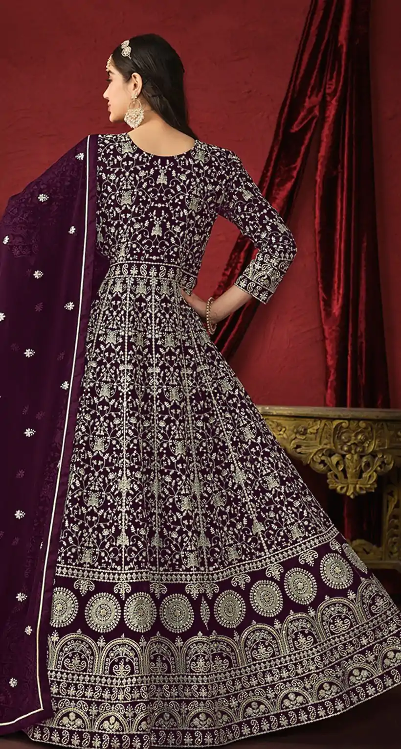 FC DANI 2911 Wine Color Vaishnavi Net Embroidery Salwar Suit Wedding, Party, Festive events, Expected Delivery  4-6 Working Days @3399 | Casual Suits, Salwar suit, Creative suits, Designer Suits, Palazzo Suits, Party Wear Suits, Patiala Suits, Straight Suits