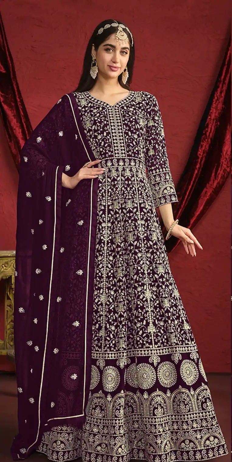 FC DANI 2911 Wine Color Vaishnavi Net Embroidery Salwar Suit Wedding, Party, Festive events, Expected Delivery  4-6 Working Days @3399 | Casual Suits, Salwar suit, Creative suits, Designer Suits, Palazzo Suits, Party Wear Suits, Patiala Suits, Straight Suits