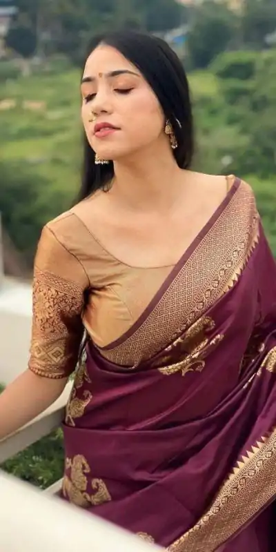 DDF HEERVA Maroon Color Soft Lichi Silk Ordinary Design Rich Pallu Saree Casual, Party Wear, Events, Festivals Etc. Expected Delivery 4-6 Working Days 1399/ | Designer Sarees, Embroidered Sarees, Sarees, Bollywood Sarees, Creative Sarees, Ethnic Saree, Modern Digital sarees, Party Wear Sarees